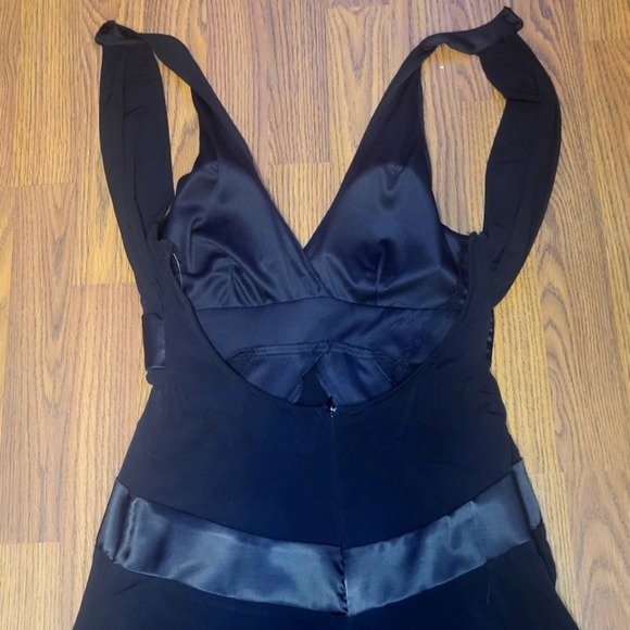 Majora Black Cocktail Dress Made in Canada Medium A54 - Picture 4 of 6